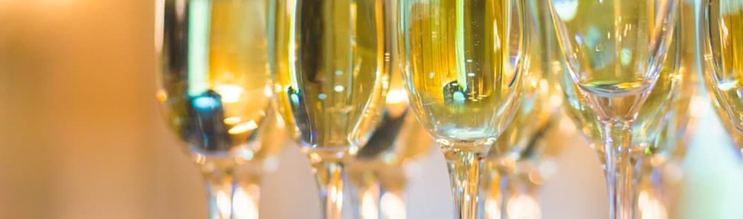 Starting An Event Planning Business image - filled champagne flutes