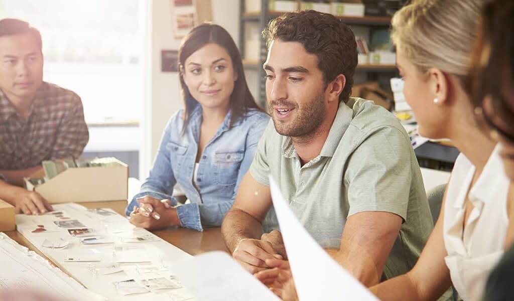 The Creative Industry Playground - image - couple talking at a table